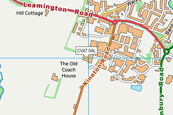 CV47 0AL map - OS VectorMap District (Ordnance Survey) CV47 0AL map - OS VectorMap District (Ordnance Survey)
