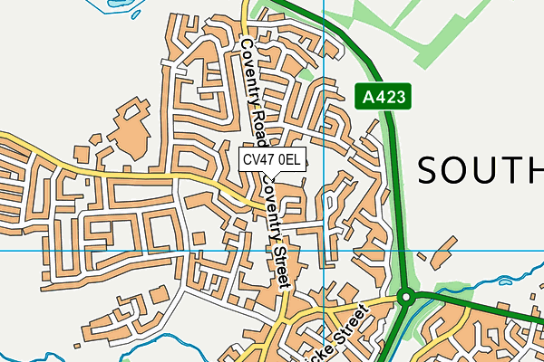 CV47 0EL map - OS VectorMap District (Ordnance Survey) CV47 0EL map - OS VectorMap District (Ordnance Survey)