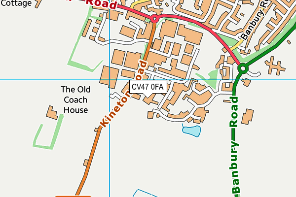 CV47 0FA map - OS VectorMap District (Ordnance Survey) CV47 0FA map - OS VectorMap District (Ordnance Survey)