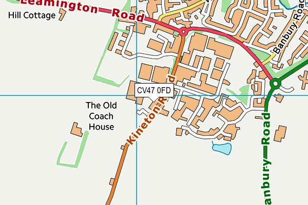 CV47 0FD map - OS VectorMap District (Ordnance Survey) CV47 0FD map - OS VectorMap District (Ordnance Survey)