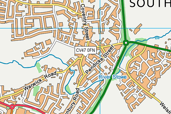 CV47 0FN map - OS VectorMap District (Ordnance Survey) CV47 0FN map - OS VectorMap District (Ordnance Survey)