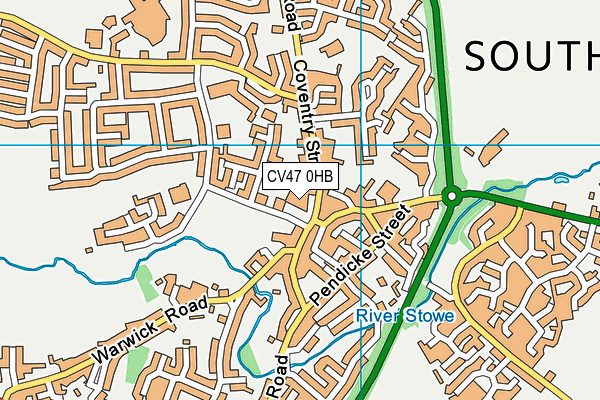 CV47 0HB map - OS VectorMap District (Ordnance Survey) CV47 0HB map - OS VectorMap District (Ordnance Survey)