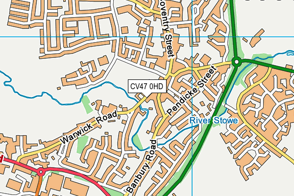 CV47 0HD map - OS VectorMap District (Ordnance Survey) CV47 0HD map - OS VectorMap District (Ordnance Survey)