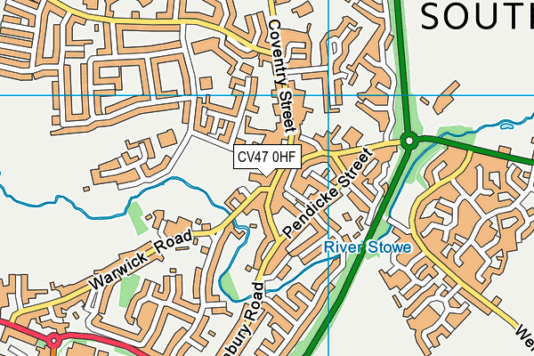 CV47 0HF map - OS VectorMap District (Ordnance Survey) CV47 0HF map - OS VectorMap District (Ordnance Survey)