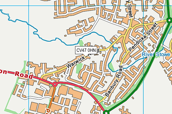 CV47 0HN map - OS VectorMap District (Ordnance Survey) CV47 0HN map - OS VectorMap District (Ordnance Survey)