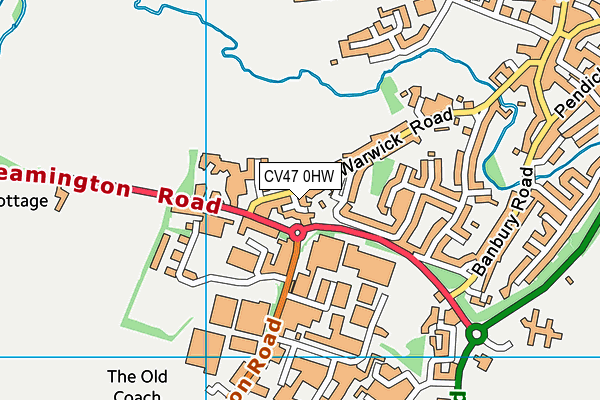 CV47 0HW map - OS VectorMap District (Ordnance Survey) CV47 0HW map - OS VectorMap District (Ordnance Survey)