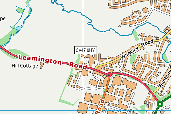 CV47 0HY map - OS VectorMap District (Ordnance Survey) CV47 0HY map - OS VectorMap District (Ordnance Survey)