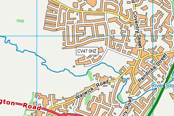 CV47 0HZ map - OS VectorMap District (Ordnance Survey) CV47 0HZ map - OS VectorMap District (Ordnance Survey)
