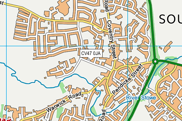 CV47 0JA map - OS VectorMap District (Ordnance Survey) CV47 0JA map - OS VectorMap District (Ordnance Survey)