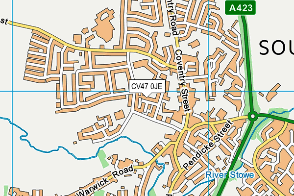 CV47 0JE map - OS VectorMap District (Ordnance Survey) CV47 0JE map - OS VectorMap District (Ordnance Survey)