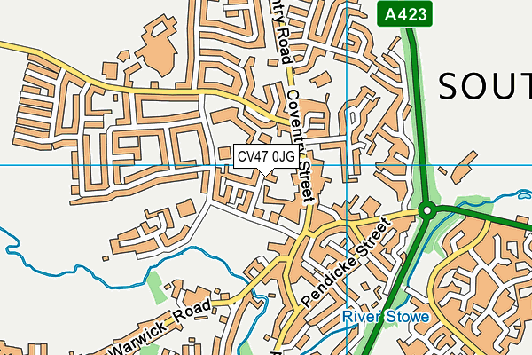 CV47 0JG map - OS VectorMap District (Ordnance Survey) CV47 0JG map - OS VectorMap District (Ordnance Survey)