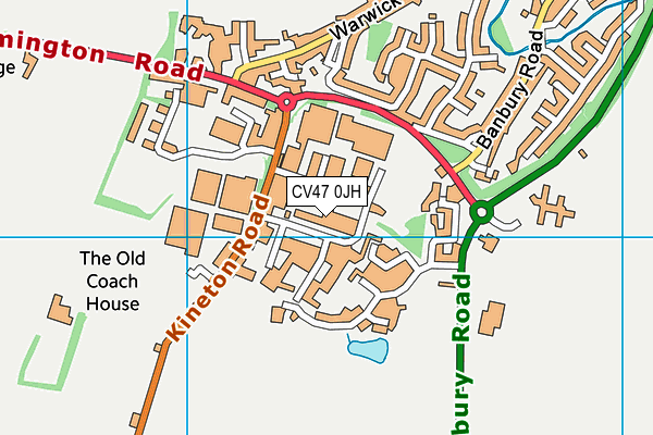 CV47 0JH map - OS VectorMap District (Ordnance Survey) CV47 0JH map - OS VectorMap District (Ordnance Survey)