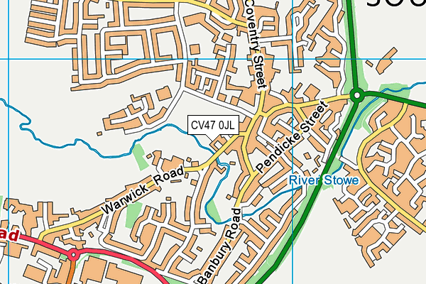 CV47 0JL map - OS VectorMap District (Ordnance Survey) CV47 0JL map - OS VectorMap District (Ordnance Survey)