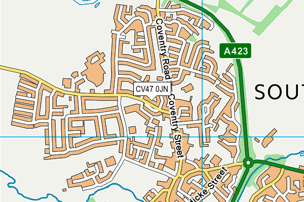 CV47 0JN map - OS VectorMap District (Ordnance Survey) CV47 0JN map - OS VectorMap District (Ordnance Survey)