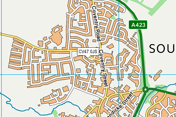 CV47 0JS map - OS VectorMap District (Ordnance Survey) CV47 0JS map - OS VectorMap District (Ordnance Survey)