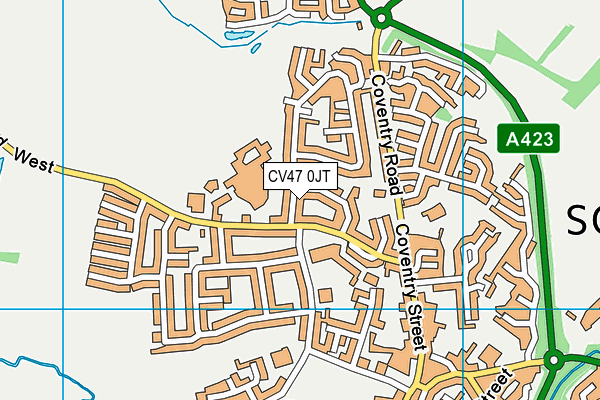 CV47 0JT map - OS VectorMap District (Ordnance Survey) CV47 0JT map - OS VectorMap District (Ordnance Survey)