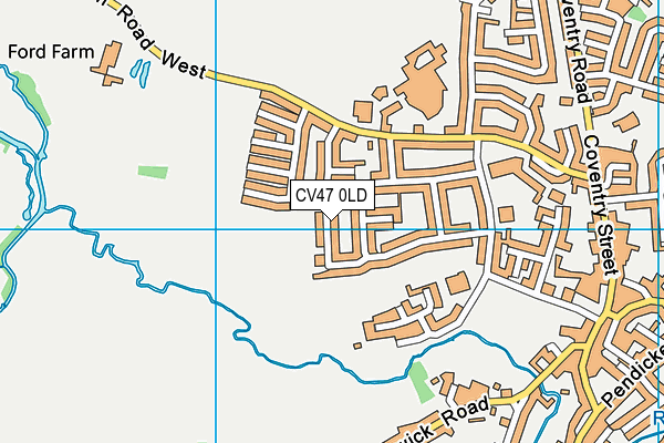 CV47 0LD map - OS VectorMap District (Ordnance Survey) CV47 0LD map - OS VectorMap District (Ordnance Survey)
