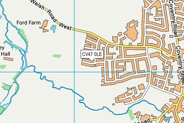 CV47 0LE map - OS VectorMap District (Ordnance Survey) CV47 0LE map - OS VectorMap District (Ordnance Survey)