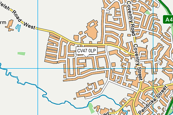 CV47 0LP map - OS VectorMap District (Ordnance Survey) CV47 0LP map - OS VectorMap District (Ordnance Survey)