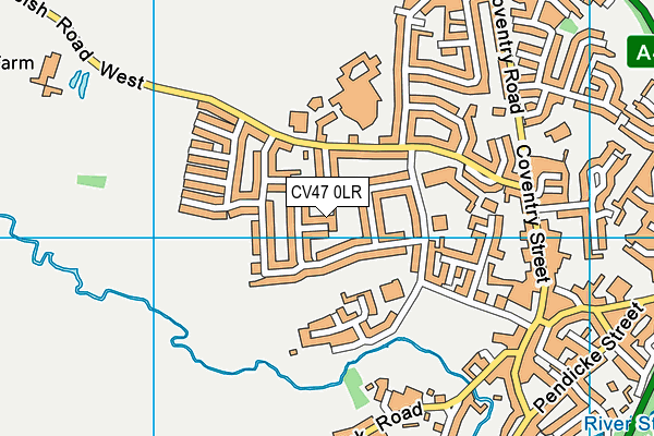 CV47 0LR map - OS VectorMap District (Ordnance Survey) CV47 0LR map - OS VectorMap District (Ordnance Survey)