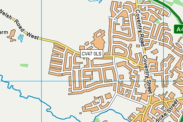 CV47 0LS map - OS VectorMap District (Ordnance Survey) CV47 0LS map - OS VectorMap District (Ordnance Survey)