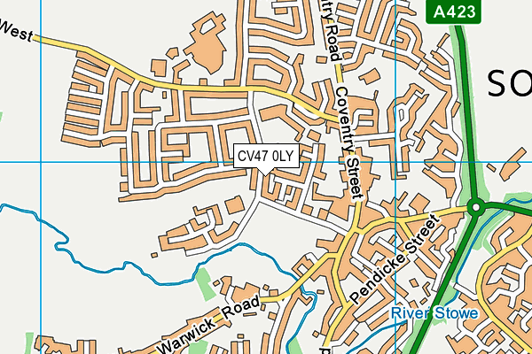 CV47 0LY map - OS VectorMap District (Ordnance Survey) CV47 0LY map - OS VectorMap District (Ordnance Survey)