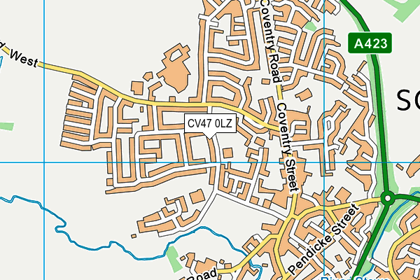 CV47 0LZ map - OS VectorMap District (Ordnance Survey) CV47 0LZ map - OS VectorMap District (Ordnance Survey)