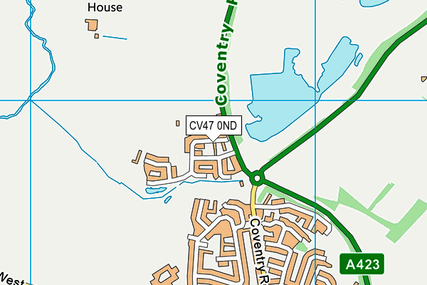 CV47 0ND map - OS VectorMap District (Ordnance Survey) CV47 0ND map - OS VectorMap District (Ordnance Survey)