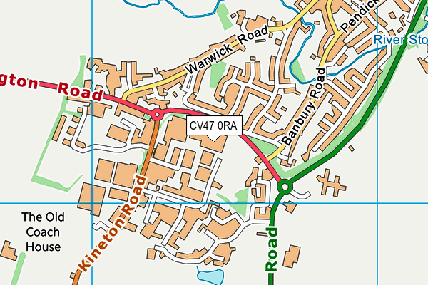CV47 0RA map - OS VectorMap District (Ordnance Survey) CV47 0RA map - OS VectorMap District (Ordnance Survey)