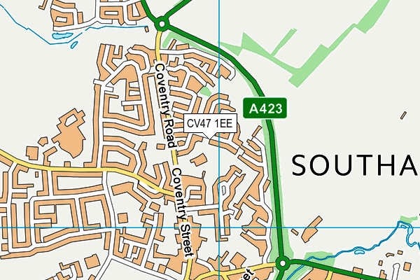 CV47 1EE map - OS VectorMap District (Ordnance Survey) CV47 1EE map - OS VectorMap District (Ordnance Survey)