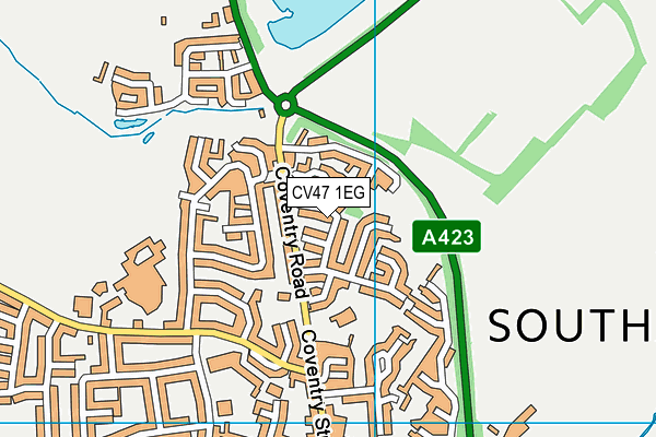 CV47 1EG map - OS VectorMap District (Ordnance Survey) CV47 1EG map - OS VectorMap District (Ordnance Survey)