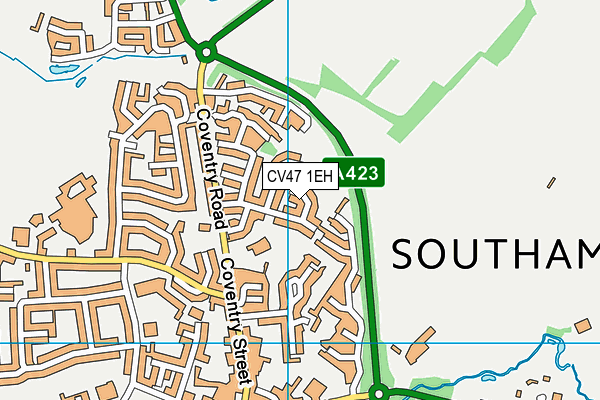 CV47 1EH map - OS VectorMap District (Ordnance Survey) CV47 1EH map - OS VectorMap District (Ordnance Survey)