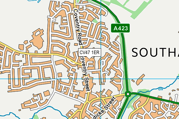CV47 1ER map - OS VectorMap District (Ordnance Survey) CV47 1ER map - OS VectorMap District (Ordnance Survey)