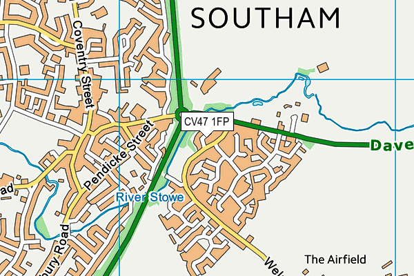 CV47 1FP map - OS VectorMap District (Ordnance Survey) CV47 1FP map - OS VectorMap District (Ordnance Survey)