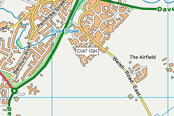 CV47 1GH map - OS VectorMap District (Ordnance Survey) CV47 1GH map - OS VectorMap District (Ordnance Survey)