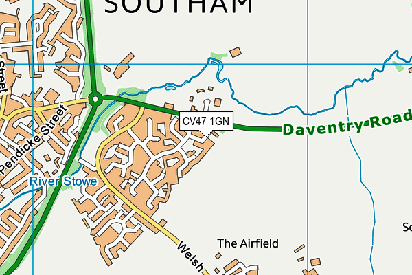CV47 1GN map - OS VectorMap District (Ordnance Survey) CV47 1GN map - OS VectorMap District (Ordnance Survey)