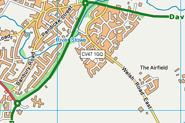CV47 1GQ map - OS VectorMap District (Ordnance Survey) CV47 1GQ map - OS VectorMap District (Ordnance Survey)