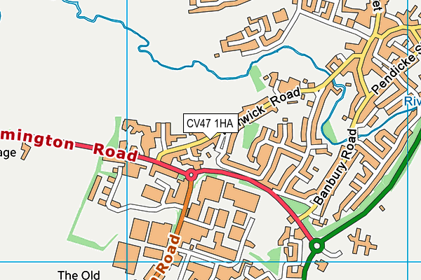 CV47 1HA map - OS VectorMap District (Ordnance Survey) CV47 1HA map - OS VectorMap District (Ordnance Survey)