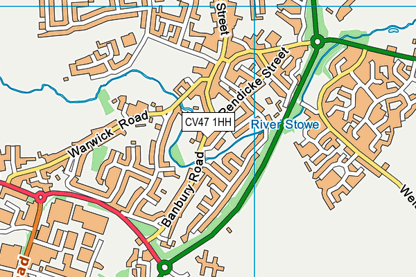 CV47 1HH map - OS VectorMap District (Ordnance Survey) CV47 1HH map - OS VectorMap District (Ordnance Survey)