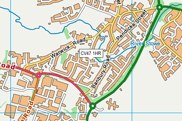 CV47 1HR map - OS VectorMap District (Ordnance Survey) CV47 1HR map - OS VectorMap District (Ordnance Survey)