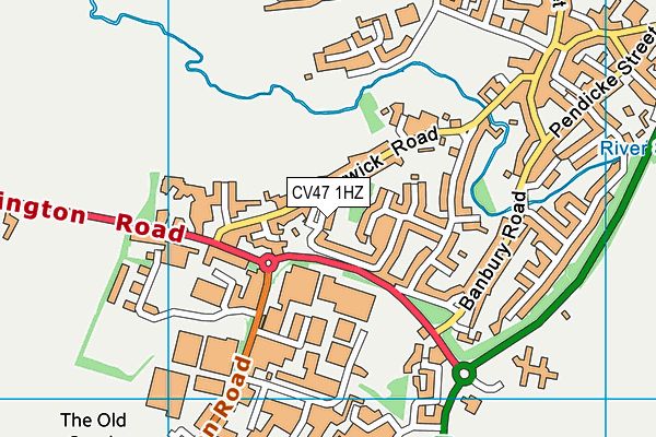 CV47 1HZ map - OS VectorMap District (Ordnance Survey) CV47 1HZ map - OS VectorMap District (Ordnance Survey)