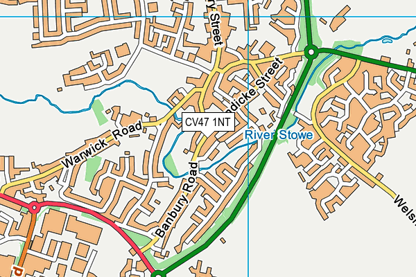 CV47 1NT map - OS VectorMap District (Ordnance Survey) CV47 1NT map - OS VectorMap District (Ordnance Survey)