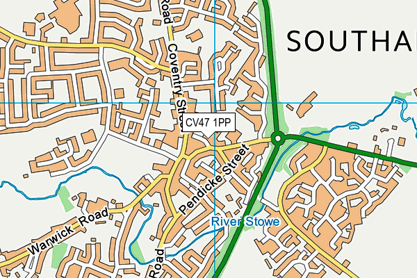 CV47 1PP map - OS VectorMap District (Ordnance Survey) CV47 1PP map - OS VectorMap District (Ordnance Survey)