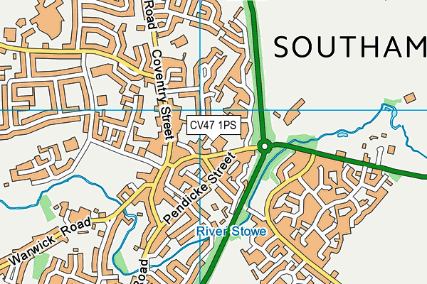 CV47 1PS map - OS VectorMap District (Ordnance Survey) CV47 1PS map - OS VectorMap District (Ordnance Survey)