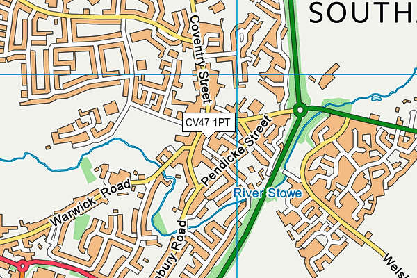 CV47 1PT map - OS VectorMap District (Ordnance Survey) CV47 1PT map - OS VectorMap District (Ordnance Survey)