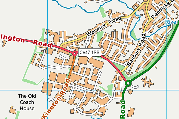 CV47 1RB map - OS VectorMap District (Ordnance Survey) CV47 1RB map - OS VectorMap District (Ordnance Survey)