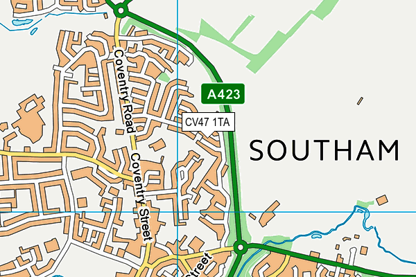 CV47 1TA map - OS VectorMap District (Ordnance Survey) CV47 1TA map - OS VectorMap District (Ordnance Survey)