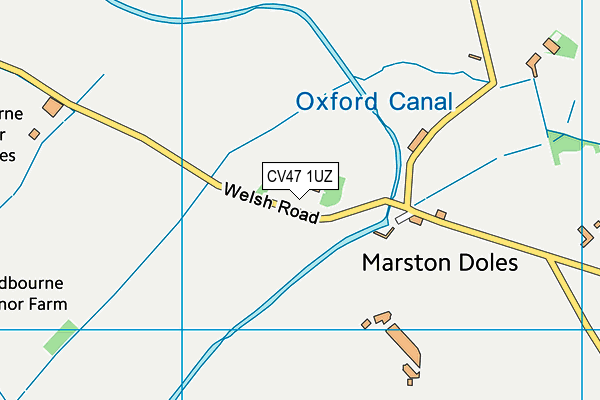 CV47 1UZ map - OS VectorMap District (Ordnance Survey) CV47 1UZ map - OS VectorMap District (Ordnance Survey)