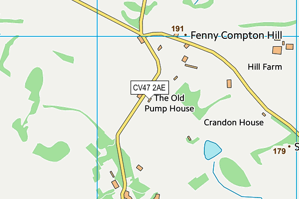 CV47 2AE map - OS VectorMap District (Ordnance Survey) CV47 2AE map - OS VectorMap District (Ordnance Survey)