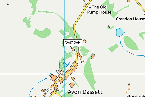CV47 2AH map - OS VectorMap District (Ordnance Survey) CV47 2AH map - OS VectorMap District (Ordnance Survey)